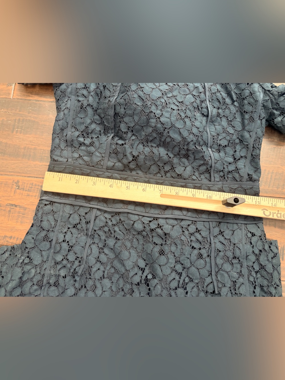 Classic Navy Scoop-Neck Dress Marc by Marc Jacobs blue lace dress back zipper - Picture 5 of 8